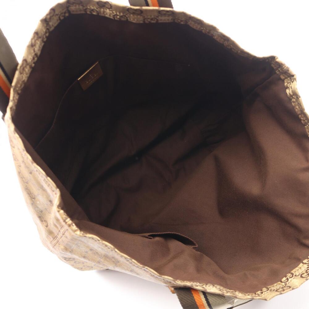 Gucci GG tote bag canvas gold brown - Picture 3 of 5